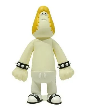 Amos Toys 2000 James Jarvis Tattoo Me Keith White Ver 7" Vinyl Figure Used