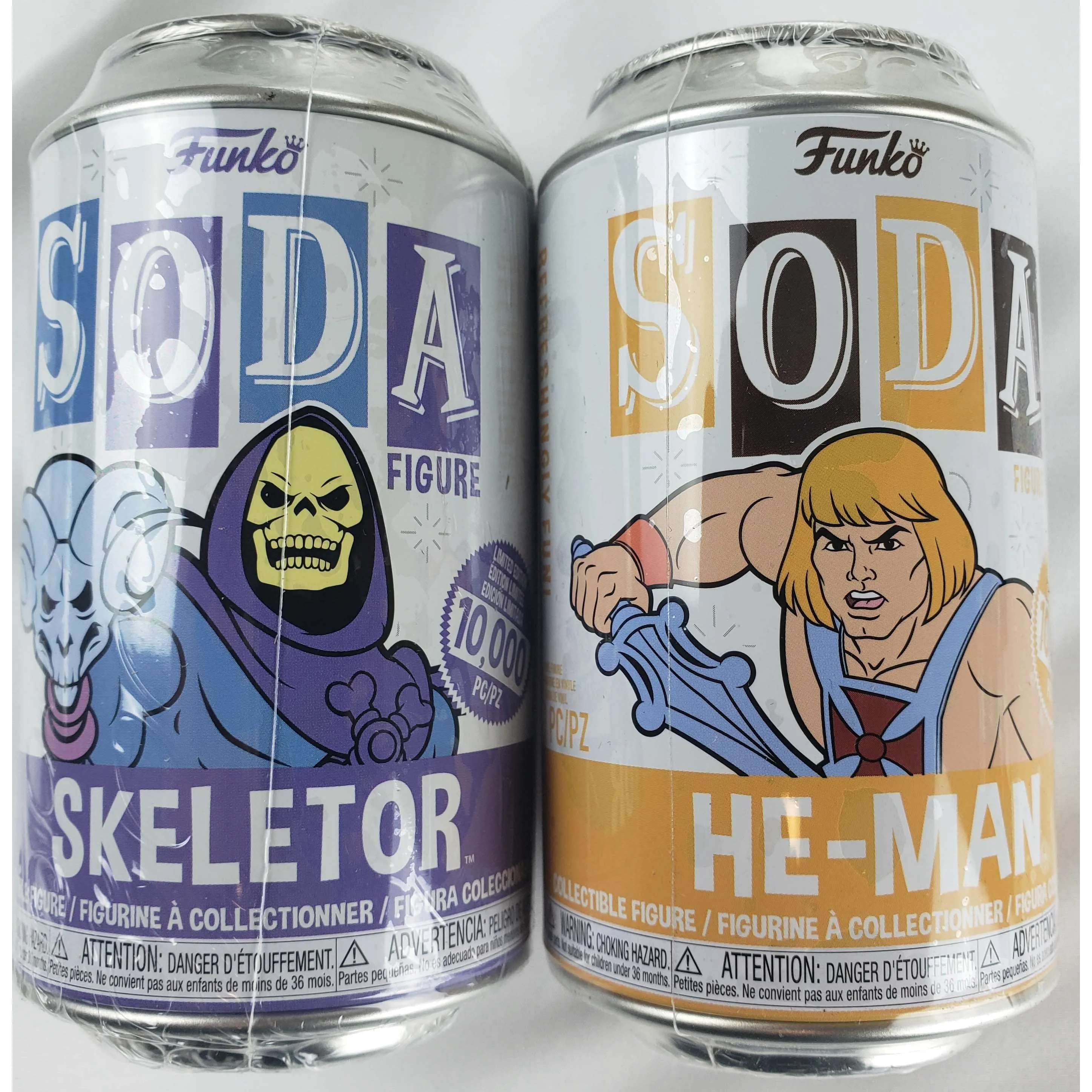 Funko Soda Skeletor & He-Man Vinyl Figures - Limited Edition 1/1000 - Chase chance
