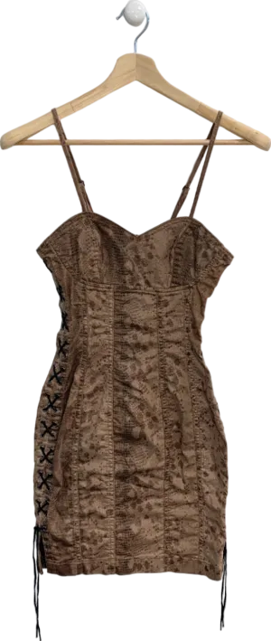 Guess Brown 40th Anniversary Dress UK S